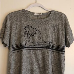 rah&bone embroidered new york tee shirt